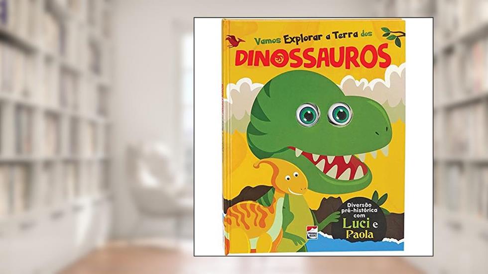 Olhinhos Esbugalhados! Vamos Explorar a Terra dos Dinossauros, do autor BRIJBASI ART PRESS