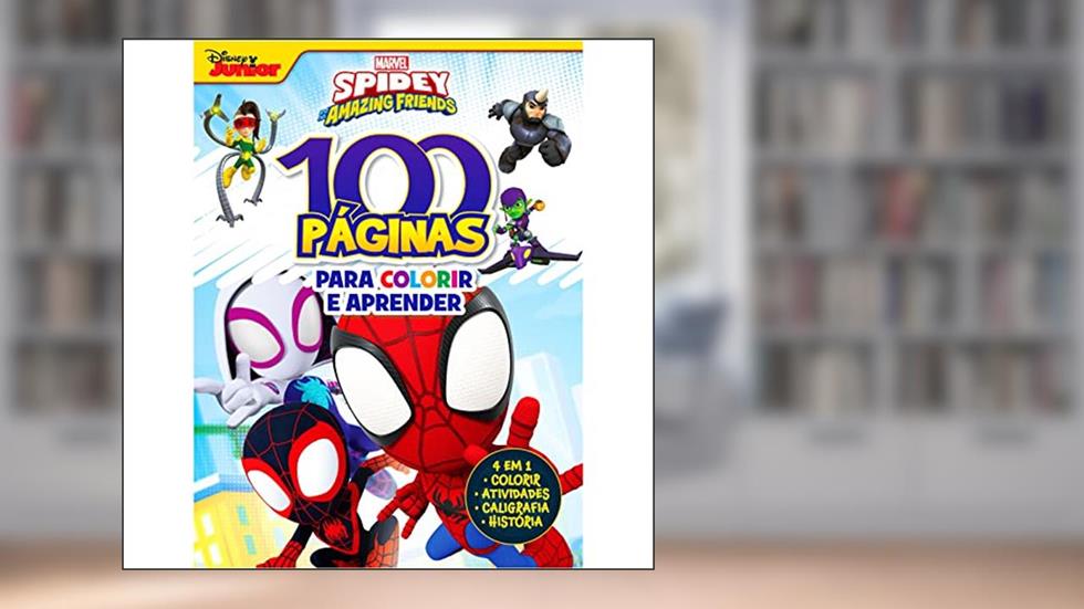 100 Páginas para Colorir Marvel - Spidey Friends, do autor Eduardo Starke