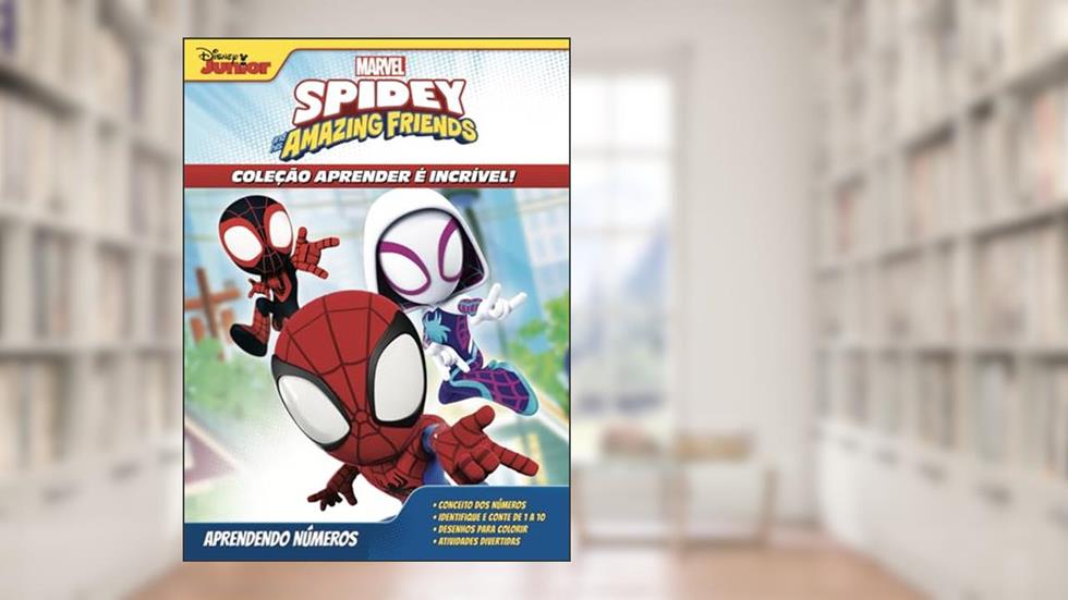 Aprender é Incrível Marvel - Spidey Aprendendo Números, do autor Eduardo Starke