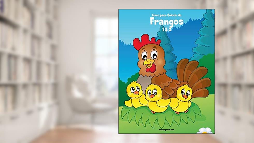 Livro para Colorir de Frangos 1 & 2, do autor Nick Snels