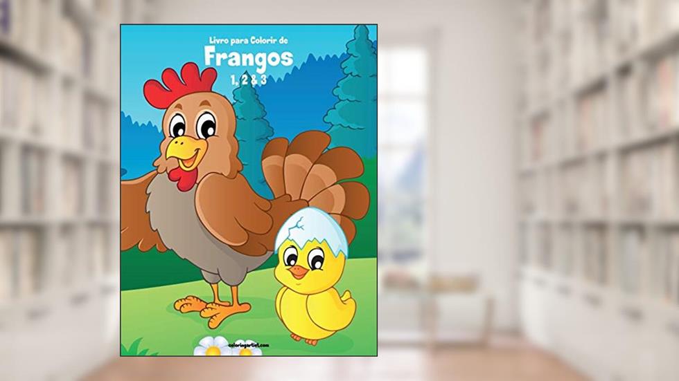 Livro para Colorir de Frangos 1, 2 & 3, do autor Nick Snels