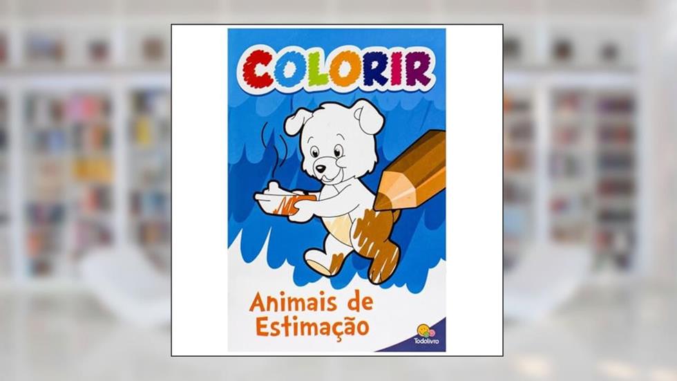 Animais de estimacao para colorir, do autor VÁRIOS AUTORES