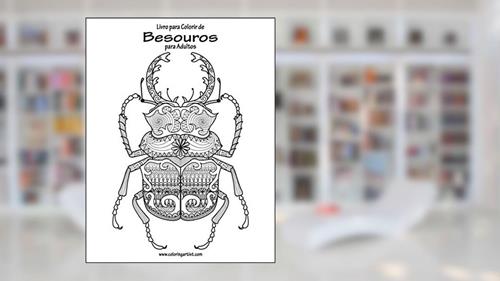 Capa de Livro para Colorir de Besouros para Adultos: 1, do autor Nick Snels