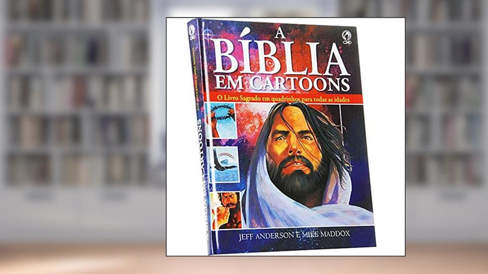 A Bíblia em cartoons, do autor Mike Maddox; Jeff Anderson