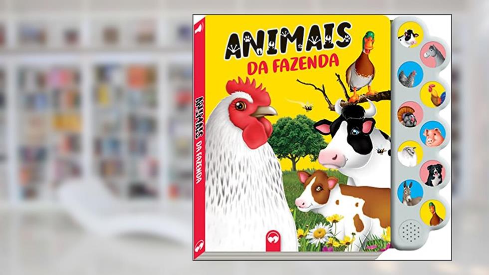 Animais da Fazenda: 10 Sons, do autor Jean Ferreira