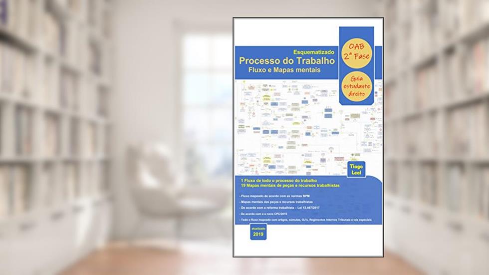 PROCESSO DO TRABALHO ESQUEMATIZADO - FLUXO E MAPAS MENTAIS, do autor Tiago Silva Leal