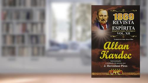Capa de Revista Espírita 1869, do autor Allan Kardec