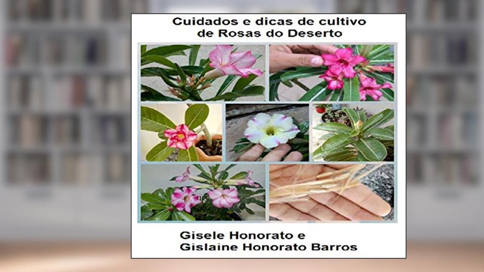 Cuidados e dicas de cultivo de Rosas do deserto, do autor Gisele Honorato; Gislaine Honorato Barros