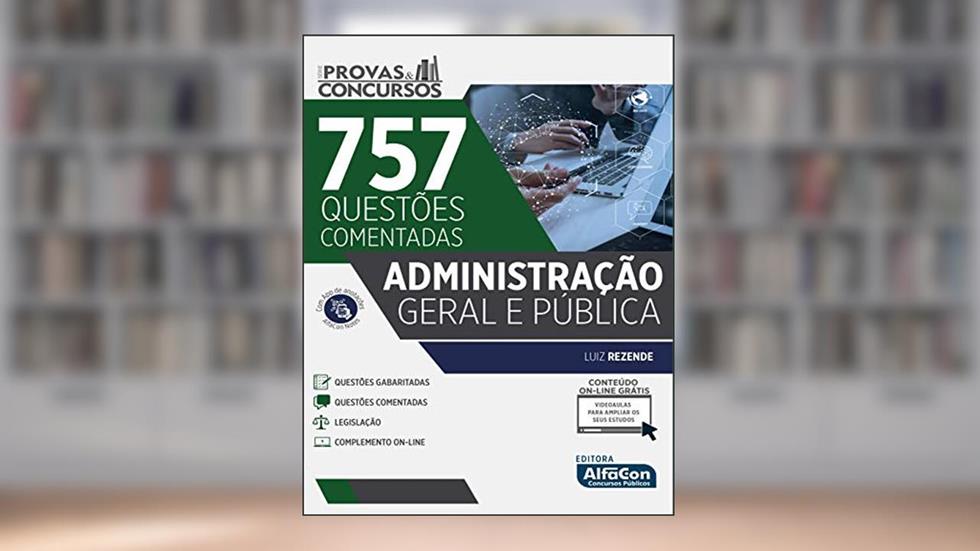 Série Provas & Concursos - Administração Geral e Pública, do autor Luiz Rezende