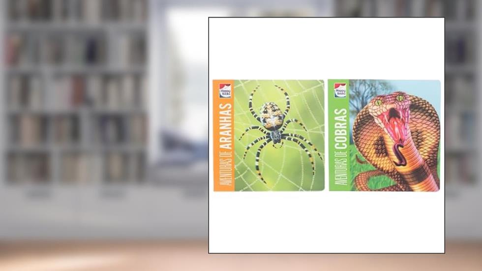 Kit Lenticular 3D - 2 livros: Aventuras de Aranhas e Cobras, do autor _SEM AUTOR