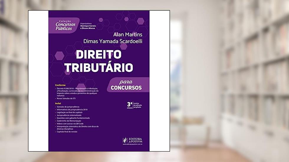 Direito Tributário: Para Concursos, do autor Alan Martins; Dimas Yamada Scardoelli
