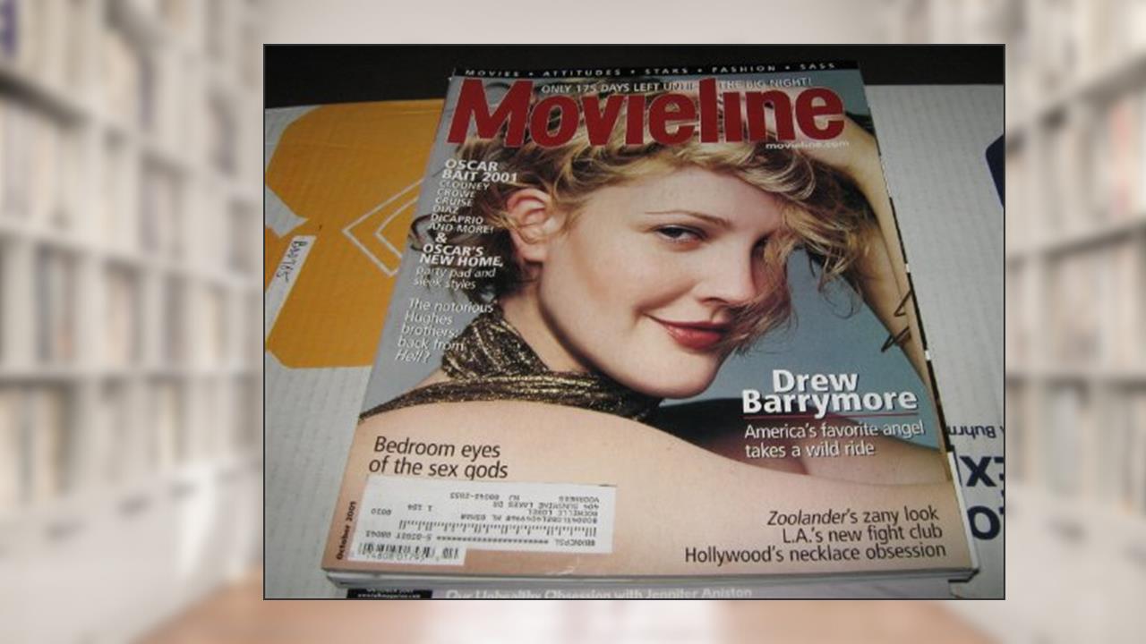 Movieline Magazine October 2001 Drew Barrymore * Zoolander's Zany Look * Oscar Bait Clooney, Crowe, Cruise, Diaz, Dicaprio *, do autor Movieline Magazine