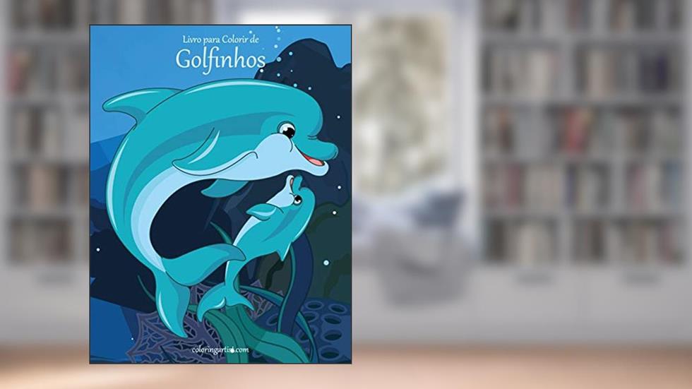 Livro para Colorir de Golfinhos: 1, do autor Nick Snels
