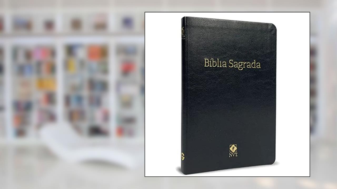 Bíblia NVT slim luxo Preta: Mais leve, mais prática mesmo conteúdo!, do autor Tyndale