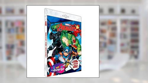 Capa de Aprender e Divertir Marvel - Vingadores, do autor Valquiria Matiolli