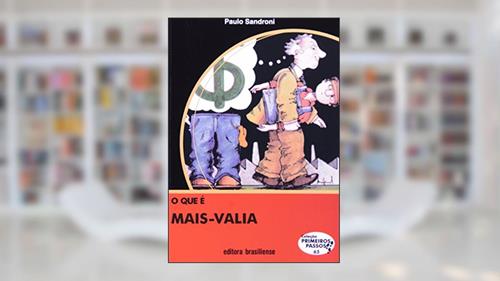 Capa de O Que É Mais-valia - Volume 65. Coleção Primeiros Passos, do autor Paula Sandroni