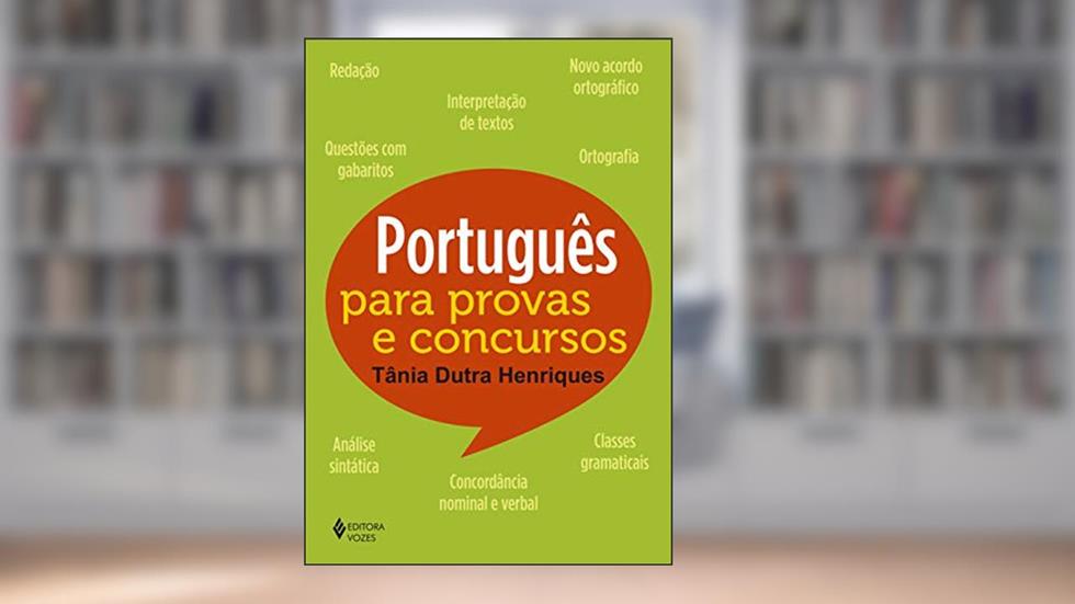 Português para provas e concursos, do autor Tânia Dutra Henriques