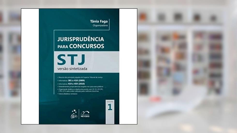 Jurisprudencia Para Concursos Stj - V. 01 - Versao Sintetizada, do autor Tania Faga