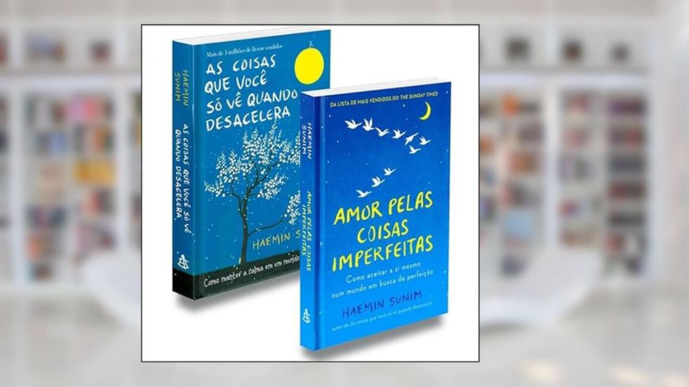 As Coisas Que Você Só Vê Quando Desacelera+Amor Pelas Coisas Imperfeitas, do autor Haemin Sunim