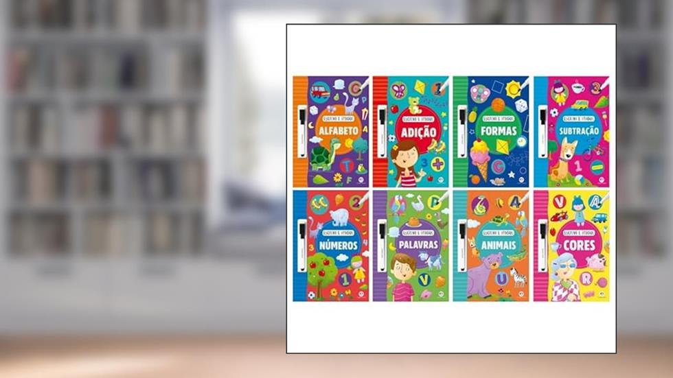 Coleção Escreva e Apague - 8 livros com caneta, do autor CIRANDA CULTURAL