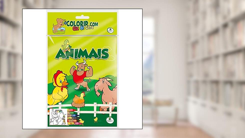 Colorir com Giz de Cera: Animais, do autor Todolivro