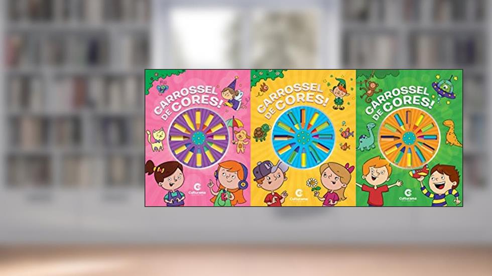 Livro com Carrossel de Giz Sortido, do autor Naihobi S. Rodrigues