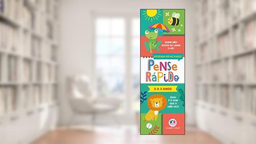 Capa de Pense rápido - 2 a 3 anos, do autor Paloma Blanca Alves Barbieri