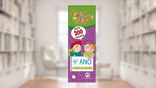 Capa de Pense rápido - 4º ano, do autor Ciranda Cultural