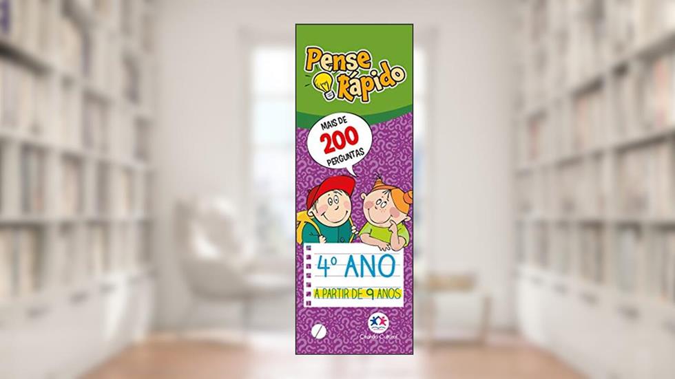 Pense rápido - 4º ano, do autor Ciranda Cultural