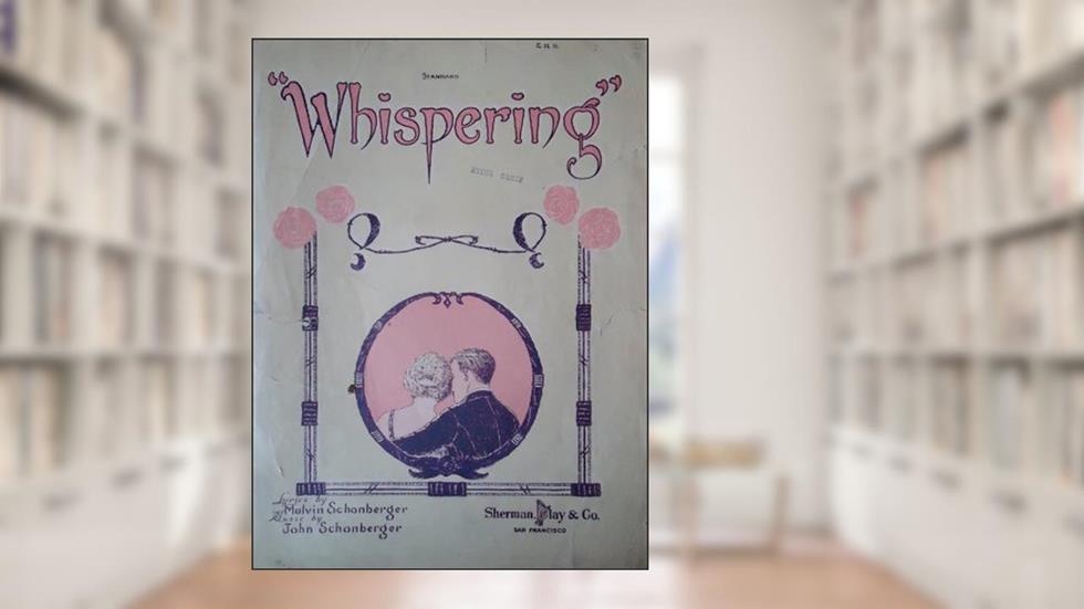 WHISPERING SCHONBERGER 1920 SPLIT SEEM SHEET MUSIC SHEET MUSIC 377, do autor WHISPERING SCHONBERGER 1920 SPLIT SEEM SHEET MUSIC SHEET MUSIC 377
