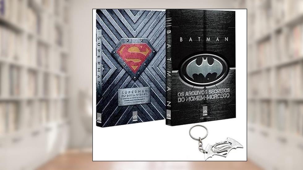OS ARQUIVOS SECRETOS: BATMAN E SUPERMAN + CHAVEIRO EXCLUSIVO, do autor MATTHEW K. MANNING