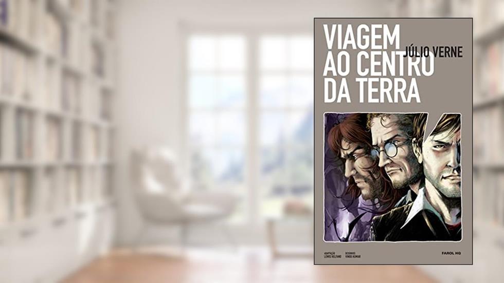 Viagem ao centro da terra em quadrinhos, do autor Julio Verne; Lewis Adaptado por Helfand