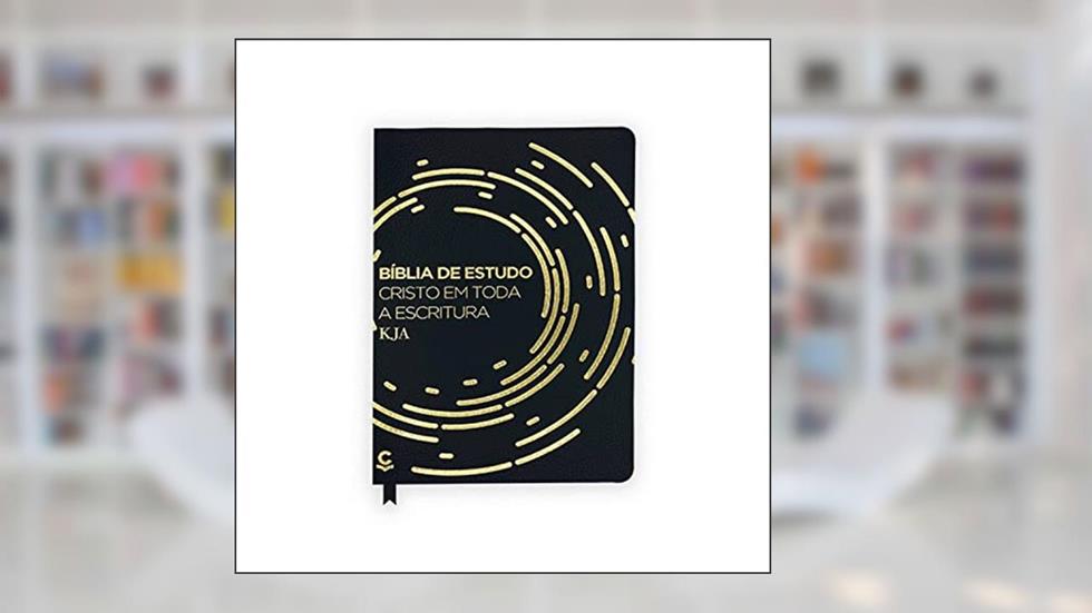 Bíblia de Estudo Cristo em Toda a Escritura - Preta, do autor Editora Central Gospel