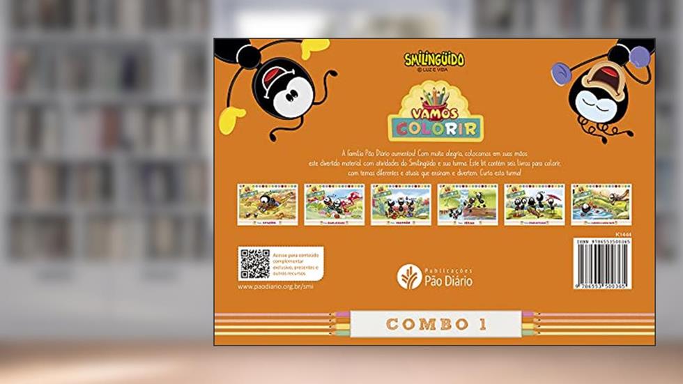 Livros Para Colorir Smilinguido - kit 1, do autor Publicações Pão Diário