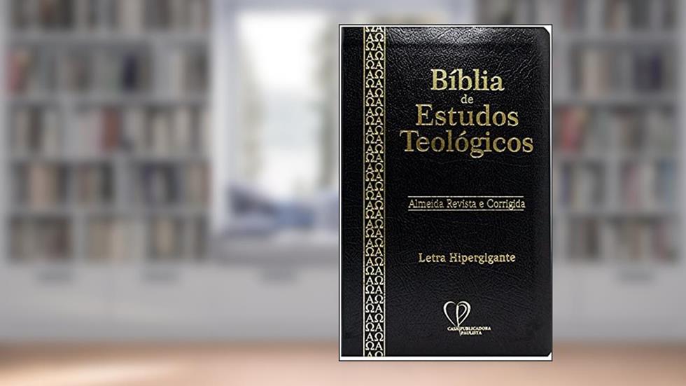 Bíblia de Estudos Teológicos - Coverbook - Preta, do autor Cpp