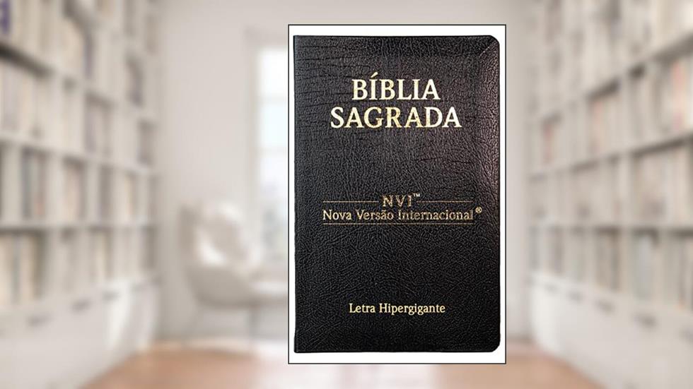 Bíblia Nvi - Letra Hipergigante - Luxo Coverbook - Preta, do autor Cpp