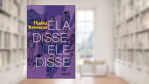 Capa de Ela disse, Ele disse, do autor Thalita Rebouças
