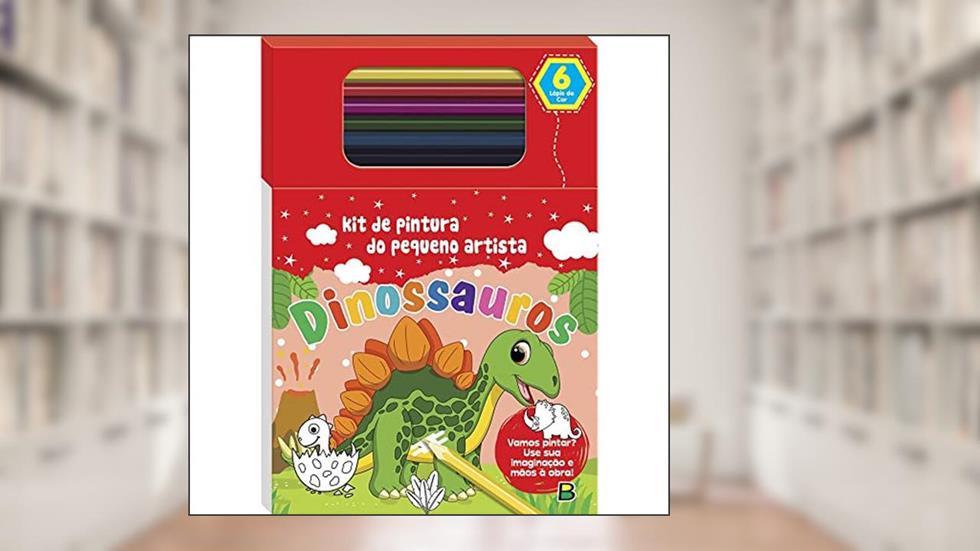 Livro de Pintura do Pequeno Artista: Dinossauros, do autor Brijbasi Art Press Ltd