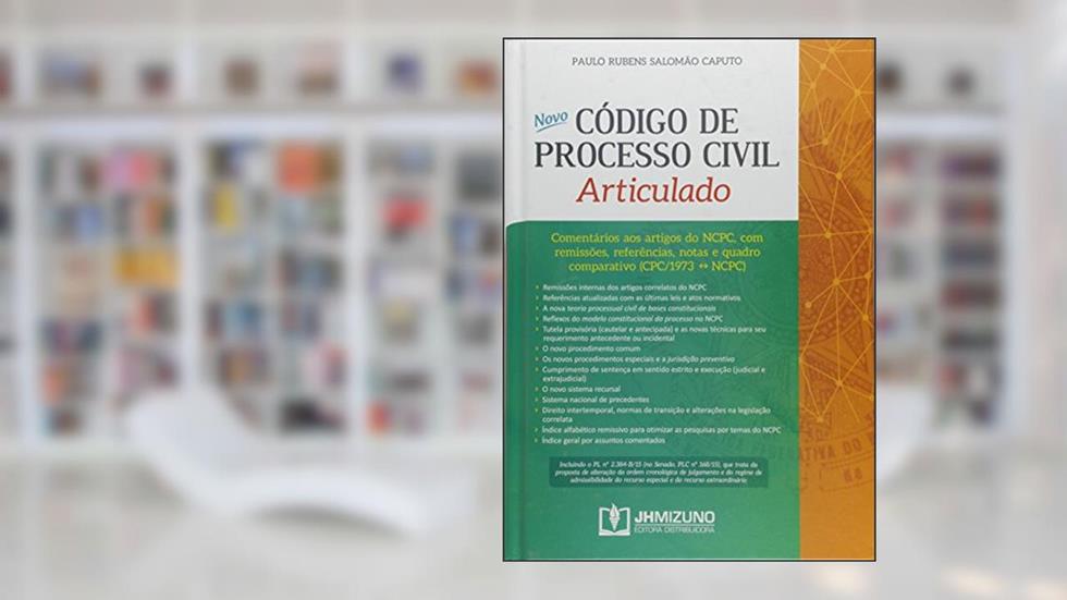 Novo Código de Processo Civil Articulado, do autor Paulo Rubens Salomão Caputo