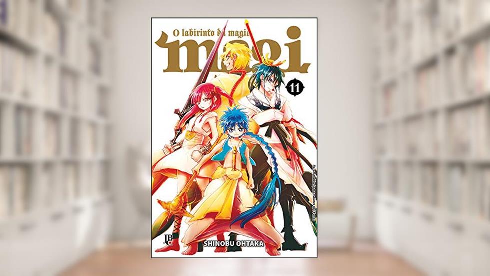 Magi: O labirinto da magia - Vol. 11, do autor Shinobu Ohtaka