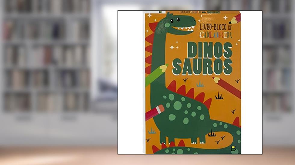 Livro-BLOCO de Colorir: Dinossauros, do autor Todolivro