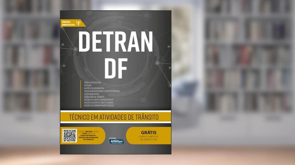 Técnico em Atividades de Trânsito DETRAN DF, do autor Equipe AlfaCon