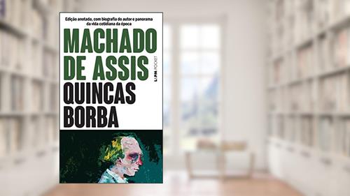 Capa de Quincas Borba, do autor Machado de Assis