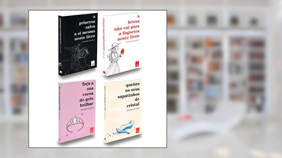 Kit Livros Amanda Lovelace Princesa Bruxa Coroa Sapatinhos, do autor Autor Amanda Lovelace; Tradução Debora Fleck; Ilustrações Janaina Medeiros