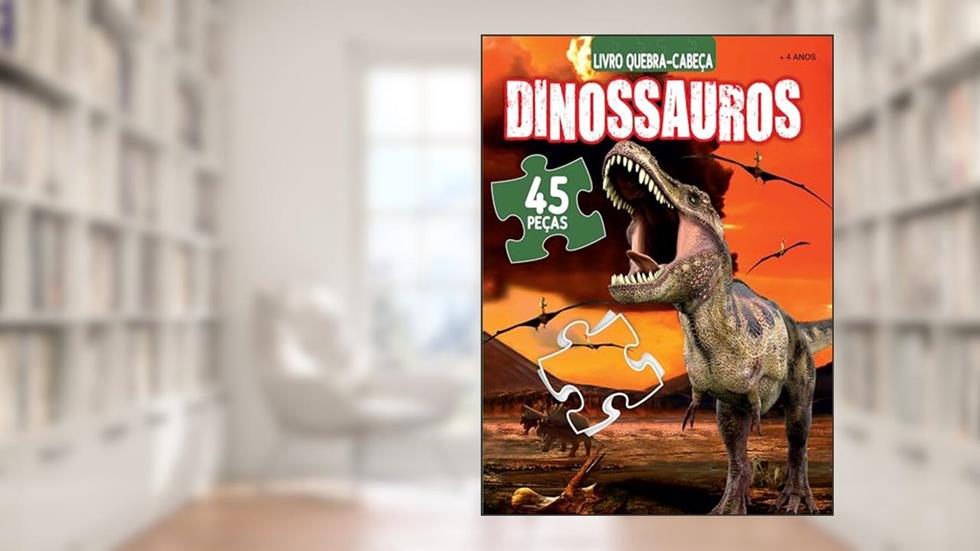 Dinossauros Livro de Quebra-Cabeça, do autor On Line Editora
