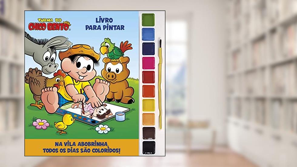 Turma do Chico Bento Livro para Pintar com Aquarela, do autor On Line Editora