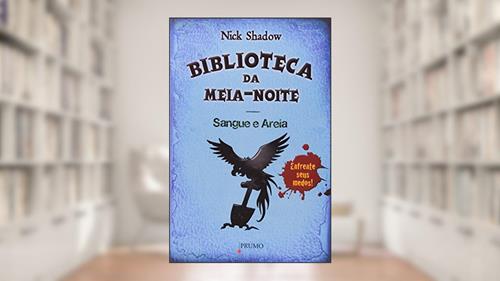 Capa de Biblioteca da Meia-Noite. Sangue e Areia, do autor Shadow Nick