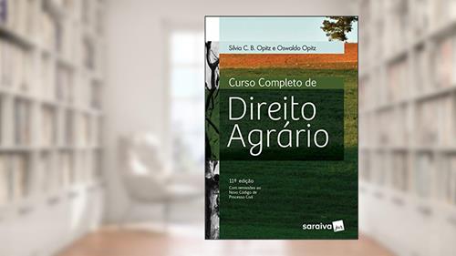 Capa de Curso completo de direito agrário - 11ª edição de 2016, do autor Silvia C. B. Opitz; Oswaldo Opitz