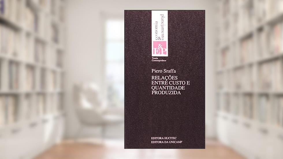 Relações Entre Custo E Quantidade Produzida, do autor Piero Sraffa