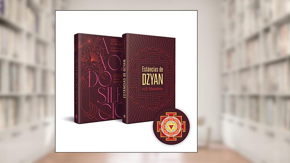 KIT Blavatsky + Adesivo (A voz do silêncio + Estâncias de Dzyan), do autor H. P. Blavatsky